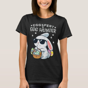 Easter Eggspert Egg Hunter Bunny Boys Girls Kids T T-Shirt