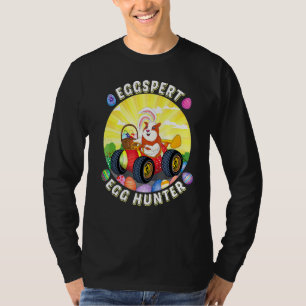Easter Eggspert Guinea Pig On Truck Egg Egg Hunte T-Shirt