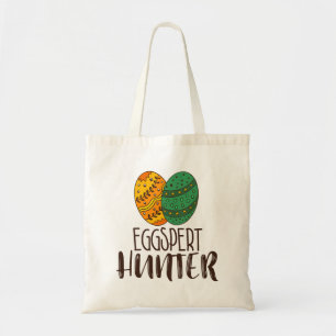 Easter Eggspert Hunter Funny Tote Bag