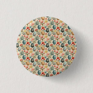 Easter Elegance 3 Cm Round Badge