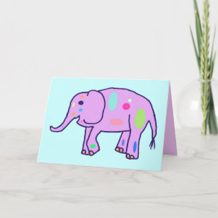 Easter Elephant card