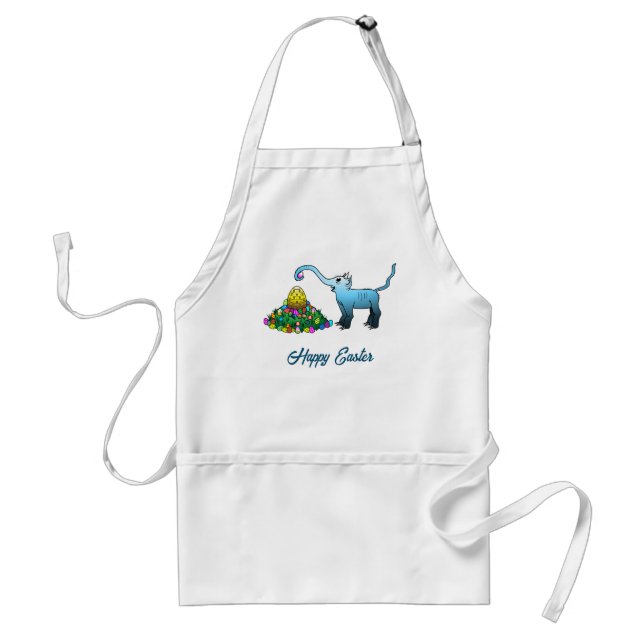 Easter Elephants Egg Hunt Standard Apron (Front)