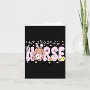 Easter emergency department nurse practitioner card