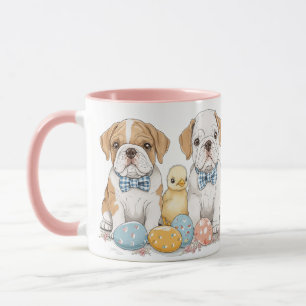 Easter English Bulldogs Mug
