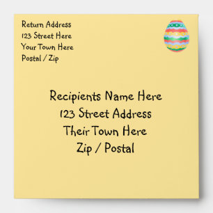 Easter Envelopes Custom Easter Egg Envelopes