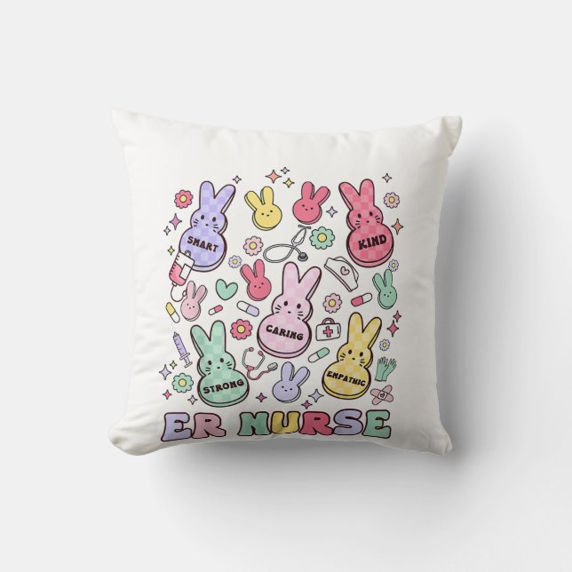 Easter ER Emergency Department Nurse Practitioner  Cushion (Front)