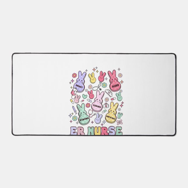 Easter ER Emergency Department Nurse Practitioner  Desk Mat (Front)