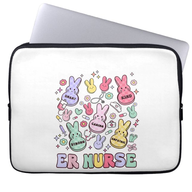 Easter ER Emergency Department Nurse Practitioner  Laptop Sleeve (Front)