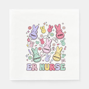 Easter ER Emergency Department Nurse Practitioner  Napkin