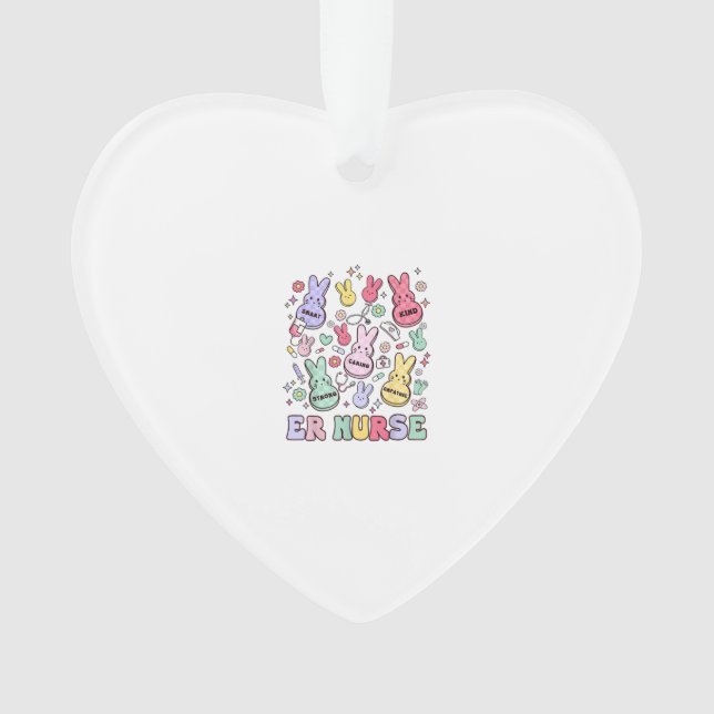 Easter ER Emergency Department Nurse Practitioner  Ornament (Front)