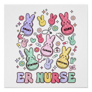 Easter ER Emergency Department Nurse Practitioner  Poster