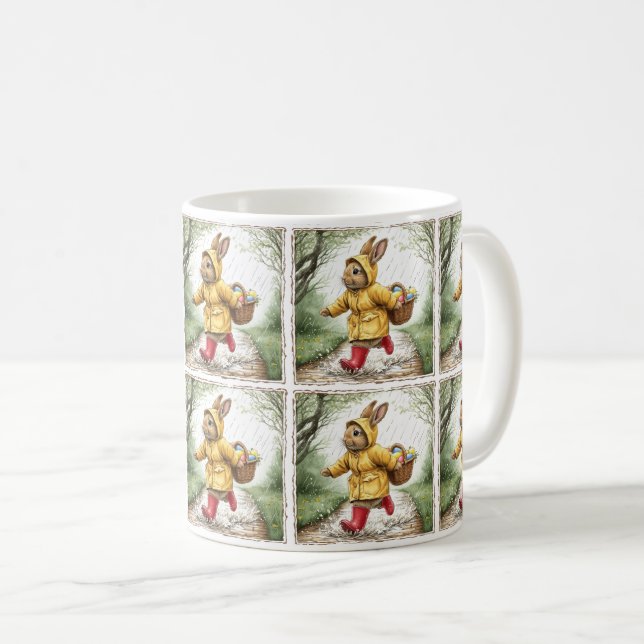 Easter Euphoria Cups: Floral Fantasy Coffee Mug (Front Right)