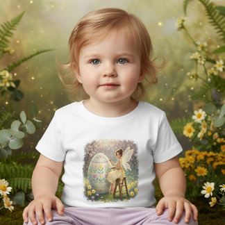 Easter Fairy Painting Egg Spring Toddler T-Shirt