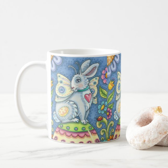 EASTER FAIRY, RABBIT MUG Classical *Customise (With Donut)
