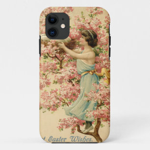 easter faith flowers pink Cherry Blossom Nest cute iPhone 11 Case