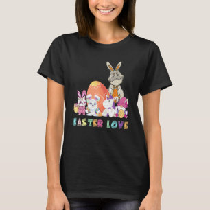 Easter Familly Matching Bunny Unicorn Cat Dinosaur T-Shirt