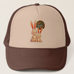 Easter Family – Cute Bunny Celebration - boné Trucker Hat