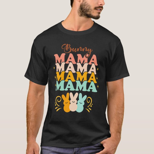 Easter Family Matching Outfits Pastel Colour Mama  T-Shirt (Front)