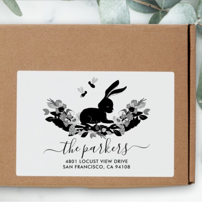 Easter | Family Name Signature Return Address Rubber Stamp (Creator Uploaded)