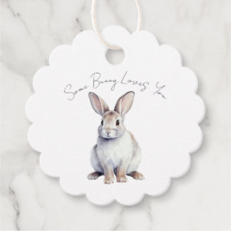 Easter Favor Tags Some Bunny Loves You
