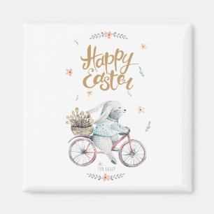 Easter Festival Theme cute bunny Design Magnet