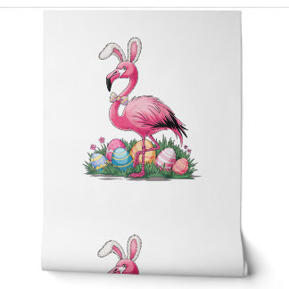 Easter Flamingo T-Shirt Wallpaper