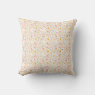 Easter Floral Fabric – Pastel Cute Cushion