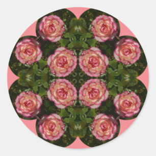 EASTER FLOWERS ~ Miniature rose ~ Classic Round Sticker