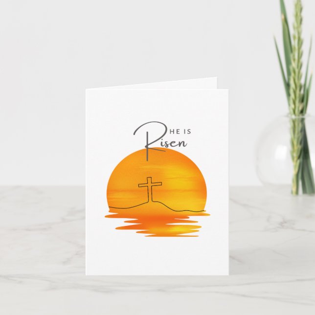 Easter Folded Holiday Card (Front)