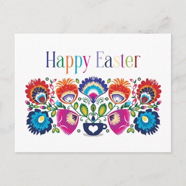 Easter Folklore,  Custom Text Postcard (Front)