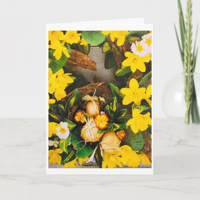 ***EASTER** FOR THE LOVER OF FLOWERS CARD (Front)