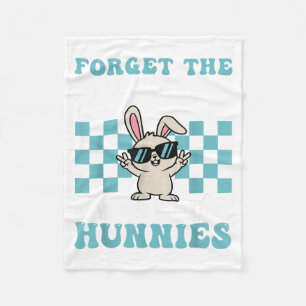Easter Forget The Bunnies Chasing Hunnies Toddler Fleece Blanket