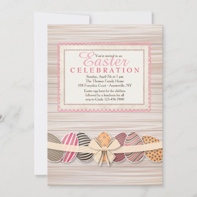 Easter Frame Invitation (Front)