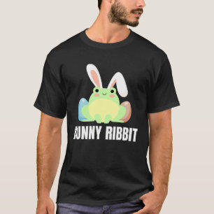 Easter Frog Bunny Ribbit For Amphibian T-Shirt