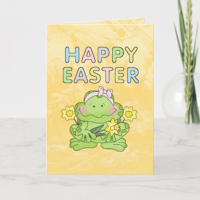 Easter Frog Card (Front)