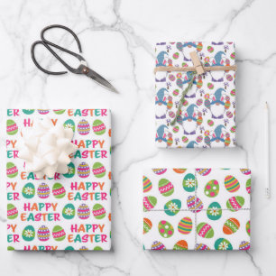 Easter Fun Wrapping Paper Sheet