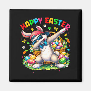 Easter Funny Dabbing Bunny Happy Easter Men Women Magnet