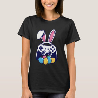 Easter Gamer Bunny Controller Eggs T-Shirt