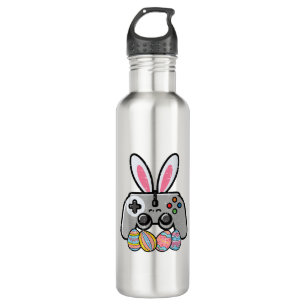 Easter Gaming Controller Bunny Ears Boys Kids Yout 710 Ml Water Bottle