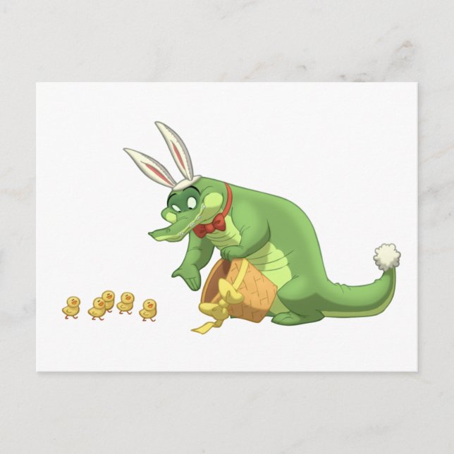 Easter Gator Postcards (Front)