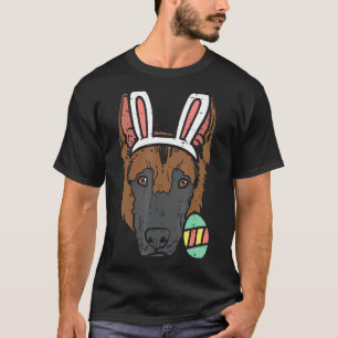 Easter German Shepherd Bunny Face Dog Men Women K T-Shirt