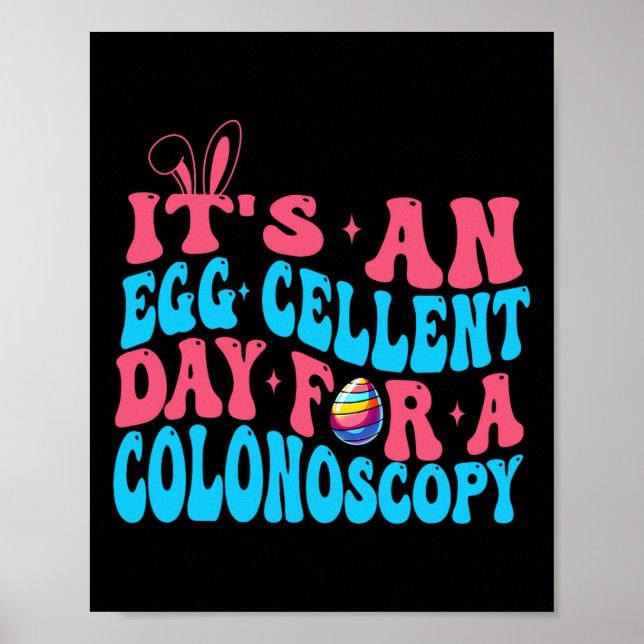 Easter Gi Nurse Eggcellent Gastroenterology Endosc Poster (Front)