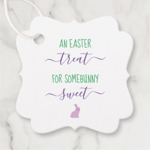 Easter Gift Tags, An Easter Treat Somebunny Sweet Favour Tags