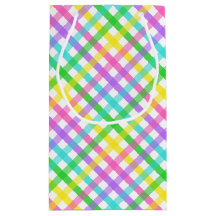 Easter Gingham 8 Gift Bag