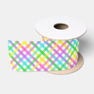 Easter Gingham 8 Satin Ribbon