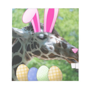 Easter Giraffe Notepad