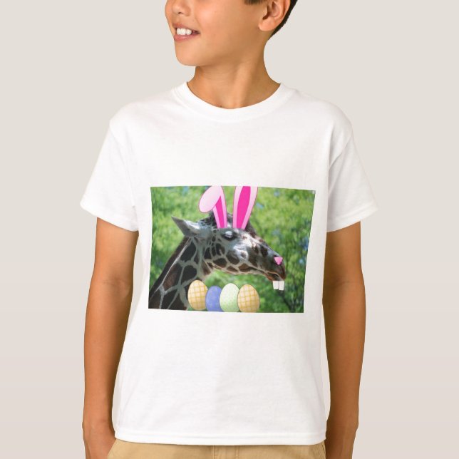 Easter Giraffe T-Shirt (Front)