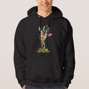 Easter Giraffe World Autism Awareness Day Hoodie