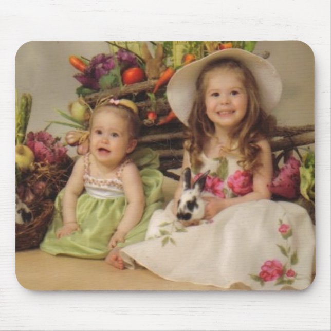Easter Girls Mouse Pad (Front)
