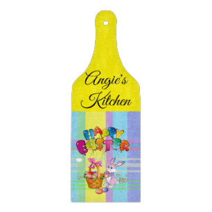 Easter Glass Cutting Board